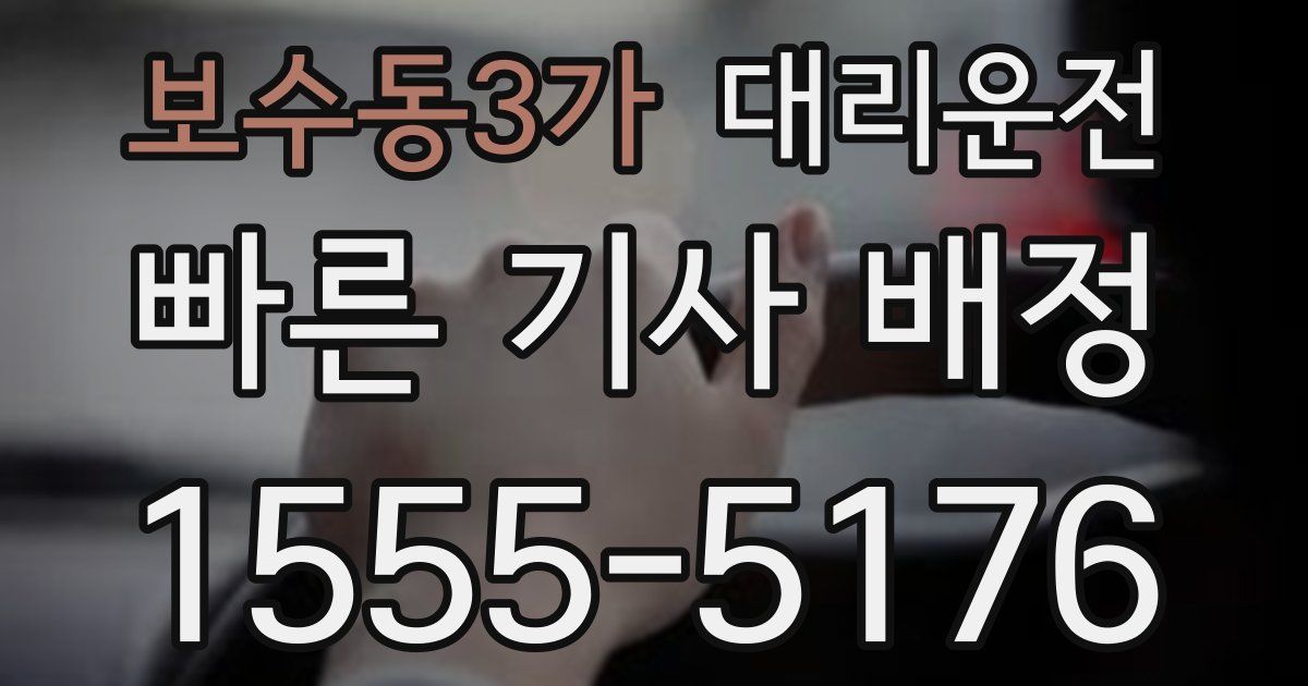 일일대리기사