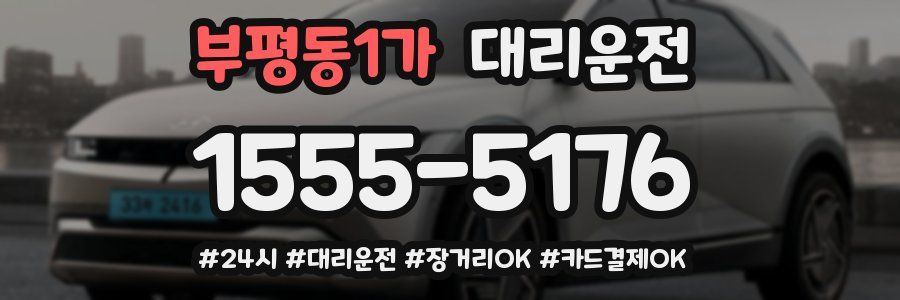 부평동1가 대리운전