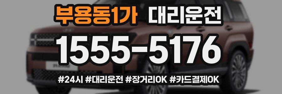 부용동1가 대리운전