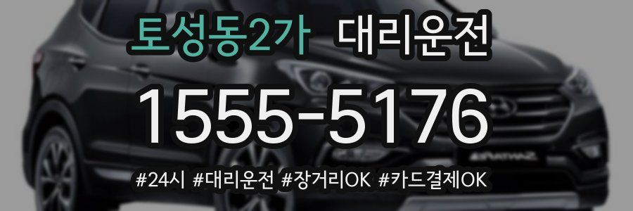 토성동2가 대리운전