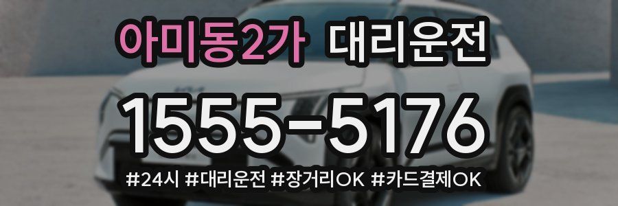 아미동2가 대리운전