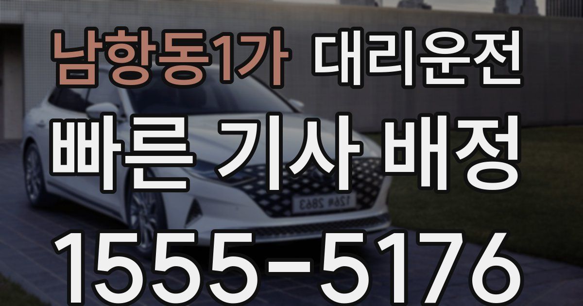 일일대리기사