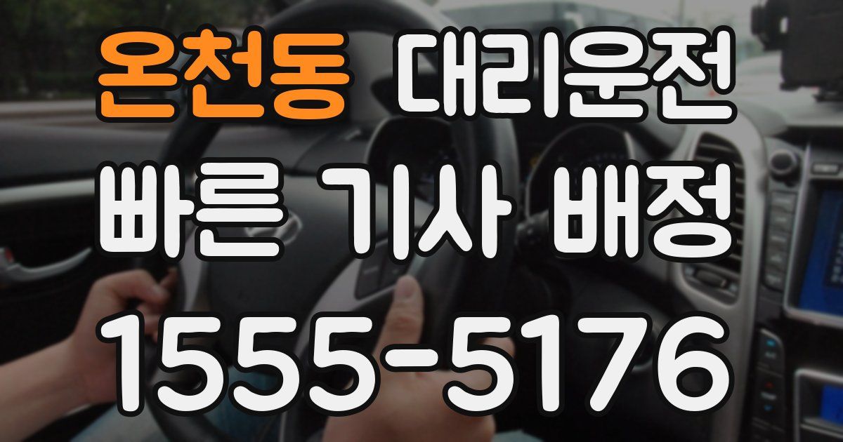 일일대리기사