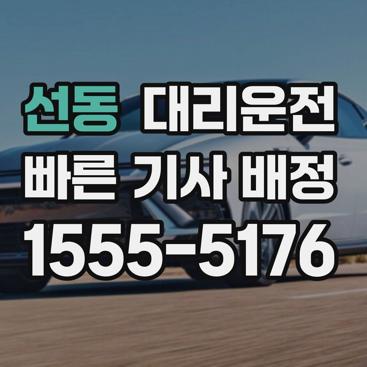 선동 대리운전 급제동 없는 부드러운 주행