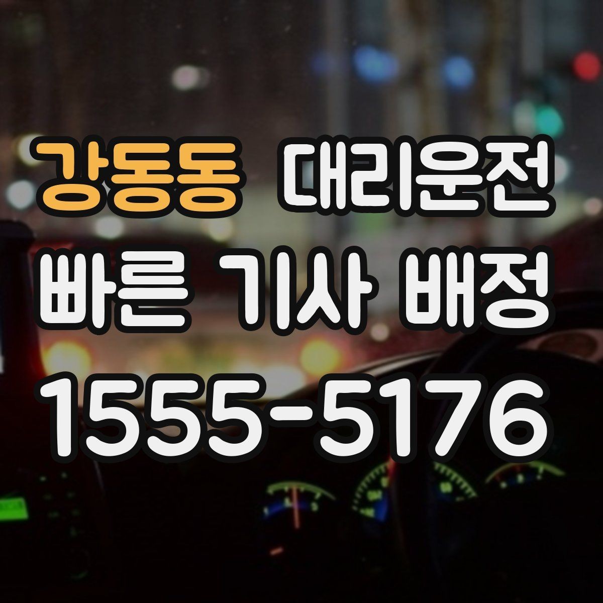강동동 대리운전 수입차·전기차 운행 시 유의점