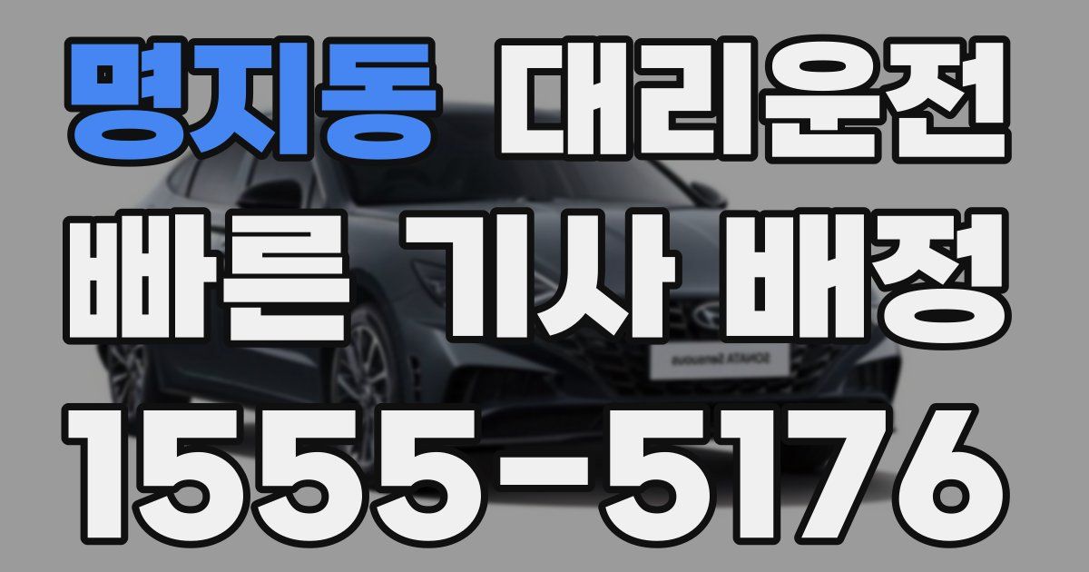 일일대리기사