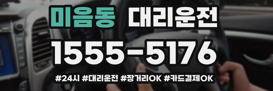미음동 대리운전