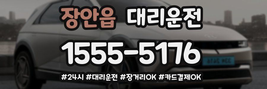 장안읍 대리운전