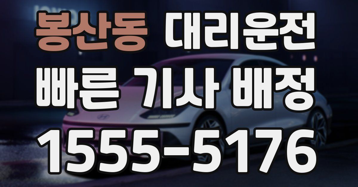 일일대리기사