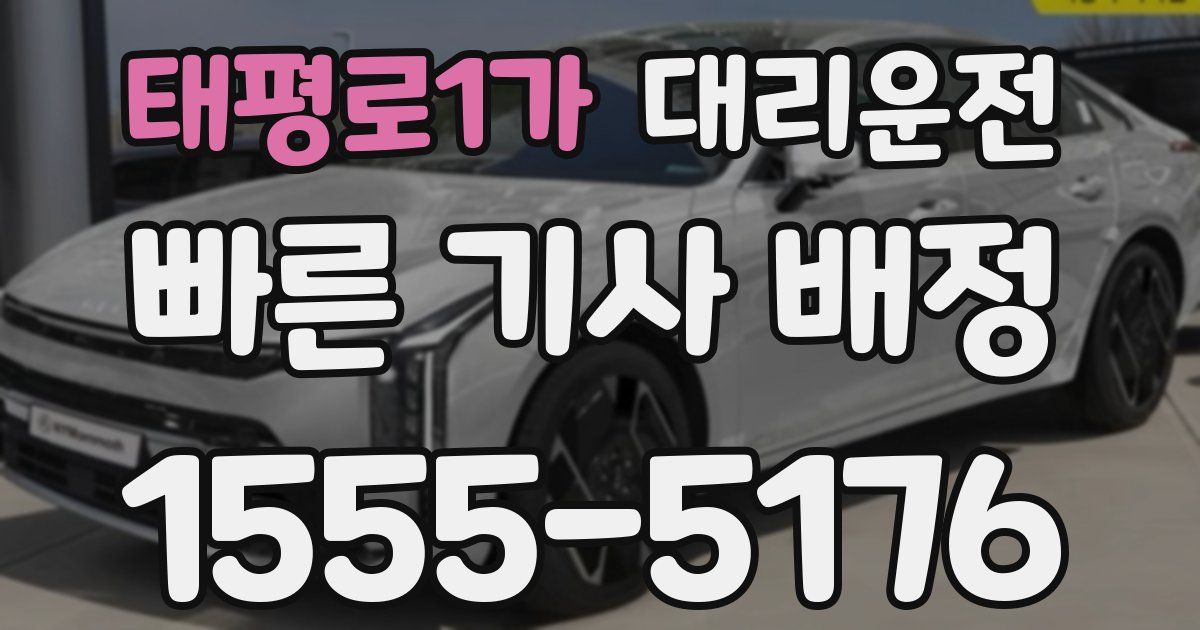 일일대리기사