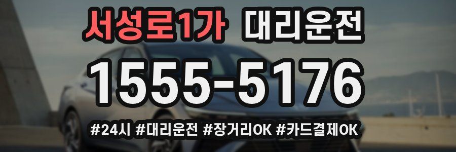 서성로1가 대리운전
