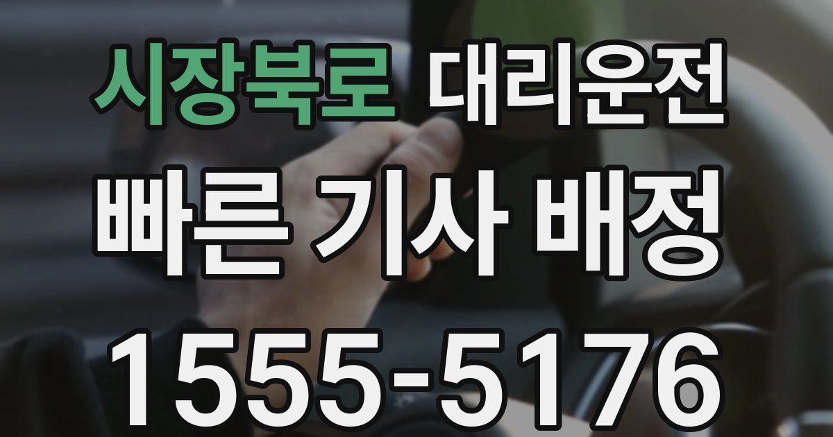 일일대리기사