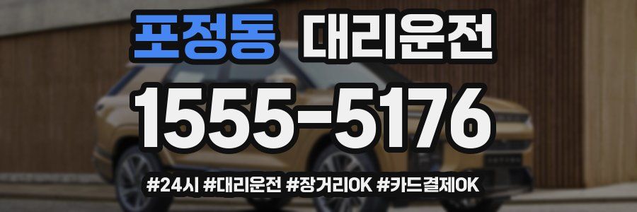 포정동 대리운전