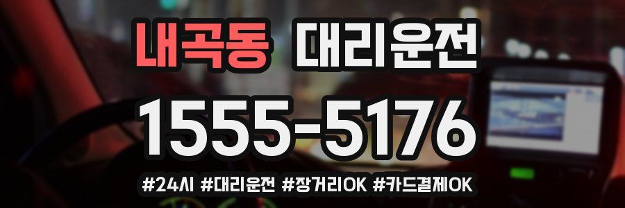 내곡동 대리운전