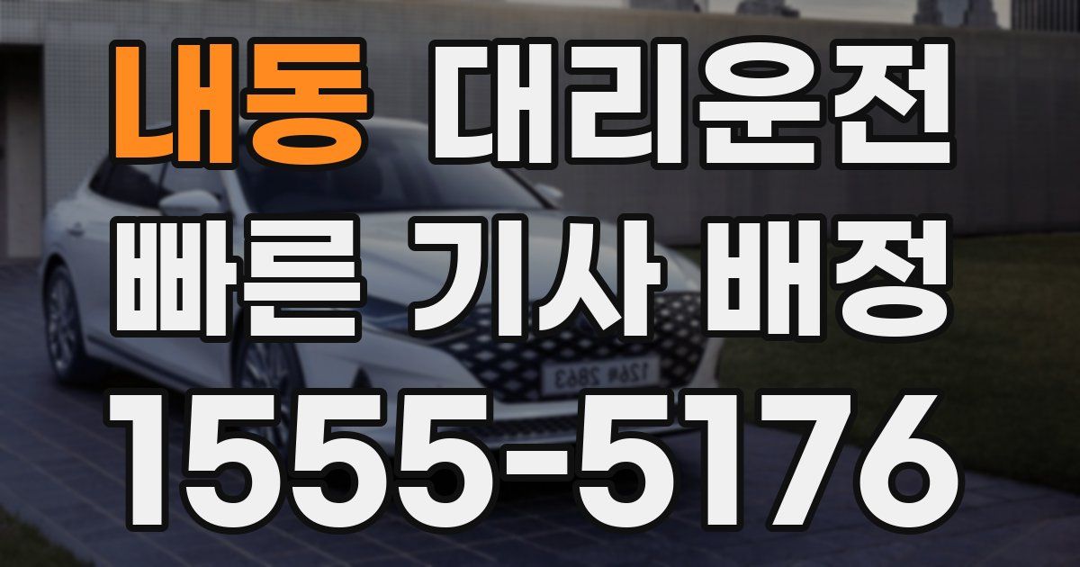 일일대리기사