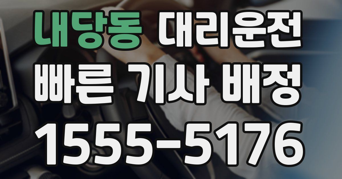 일일대리기사