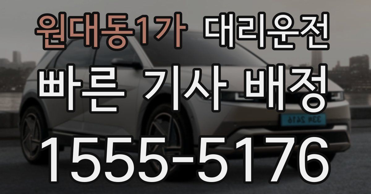 일일대리기사