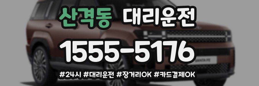 산격동 대리운전