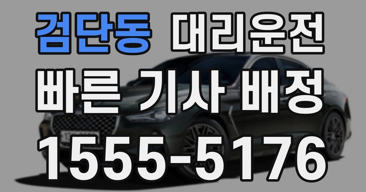 일일대리기사
