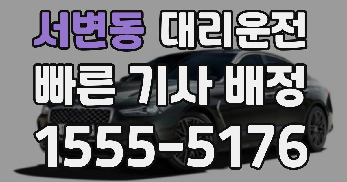 일일대리기사