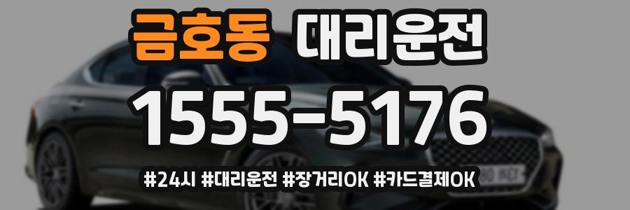 금호동 대리운전