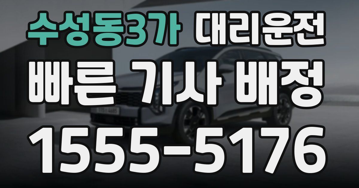 일일대리기사