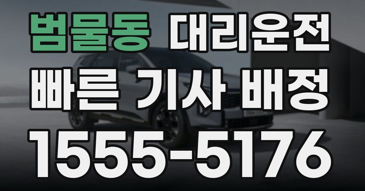 일일대리기사