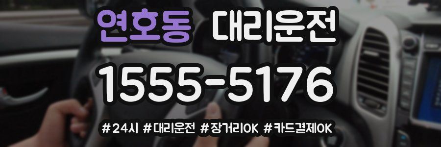 연호동 대리운전