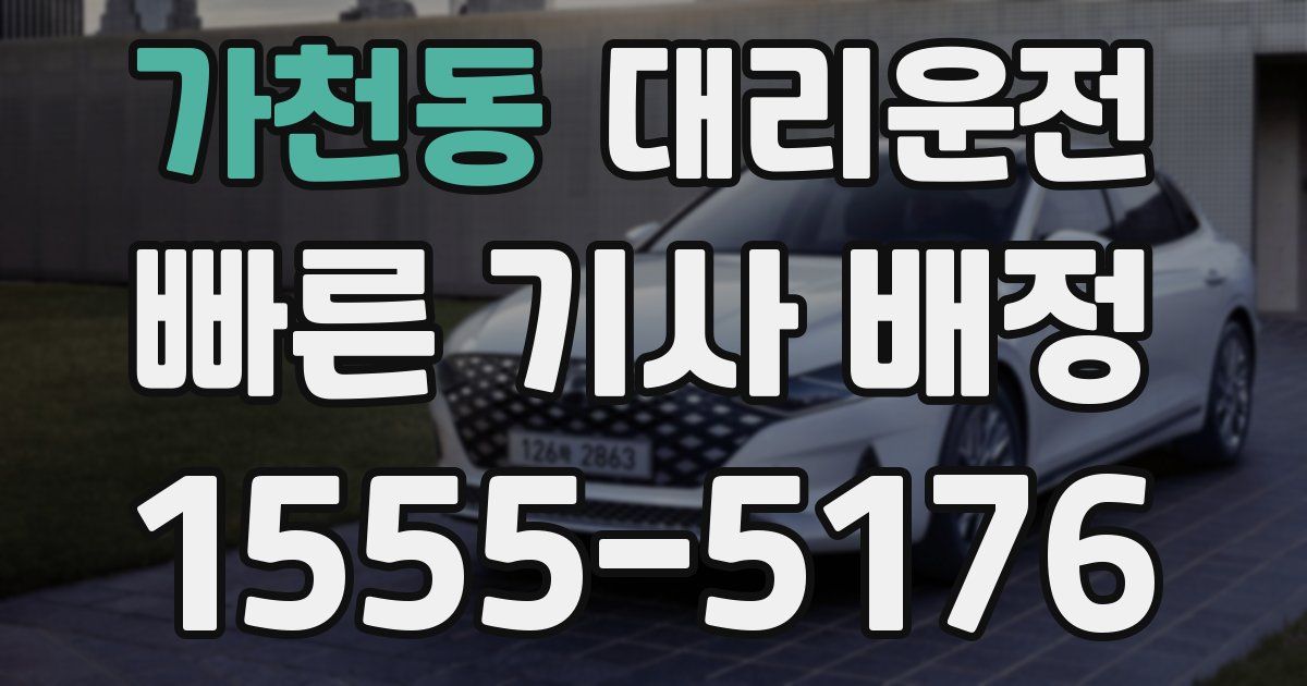 일일대리기사
