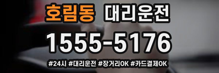 호림동 대리운전