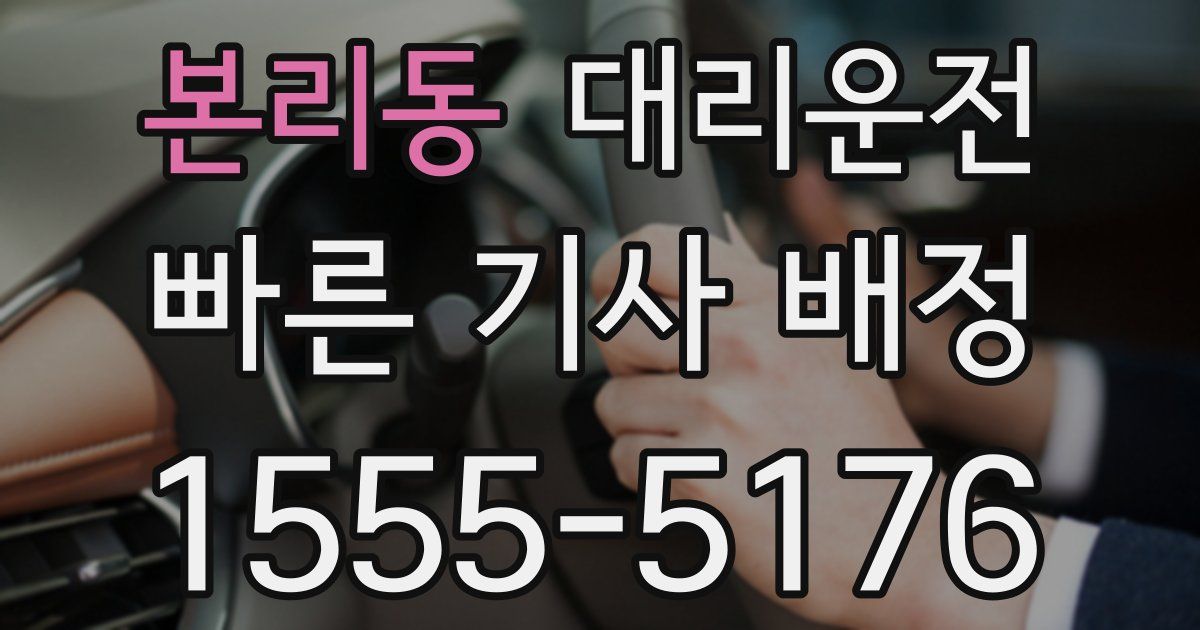 일일대리기사