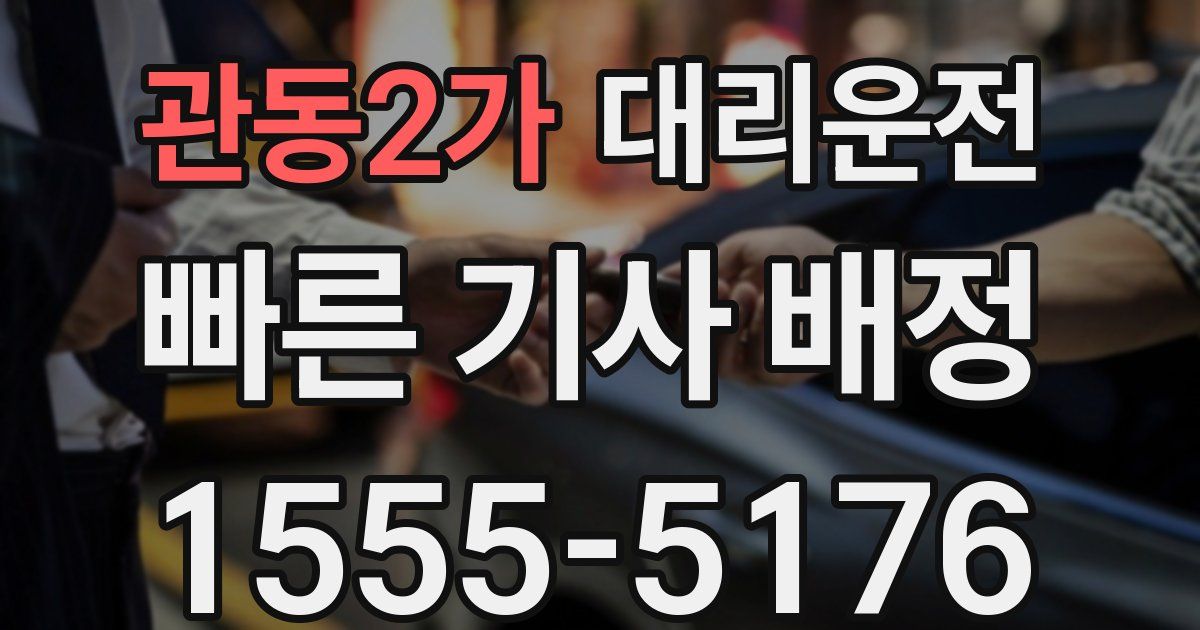 일일대리기사