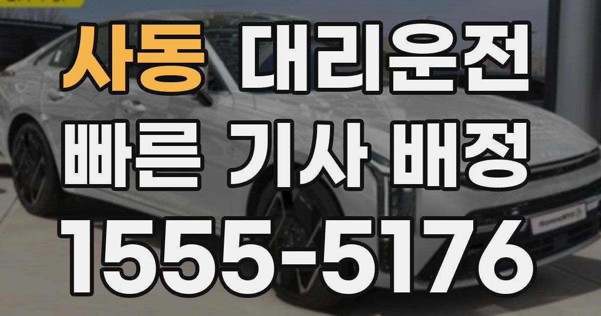 일일대리기사