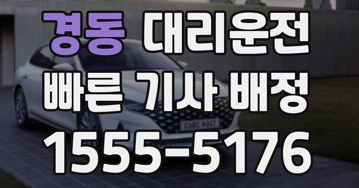 일일대리기사