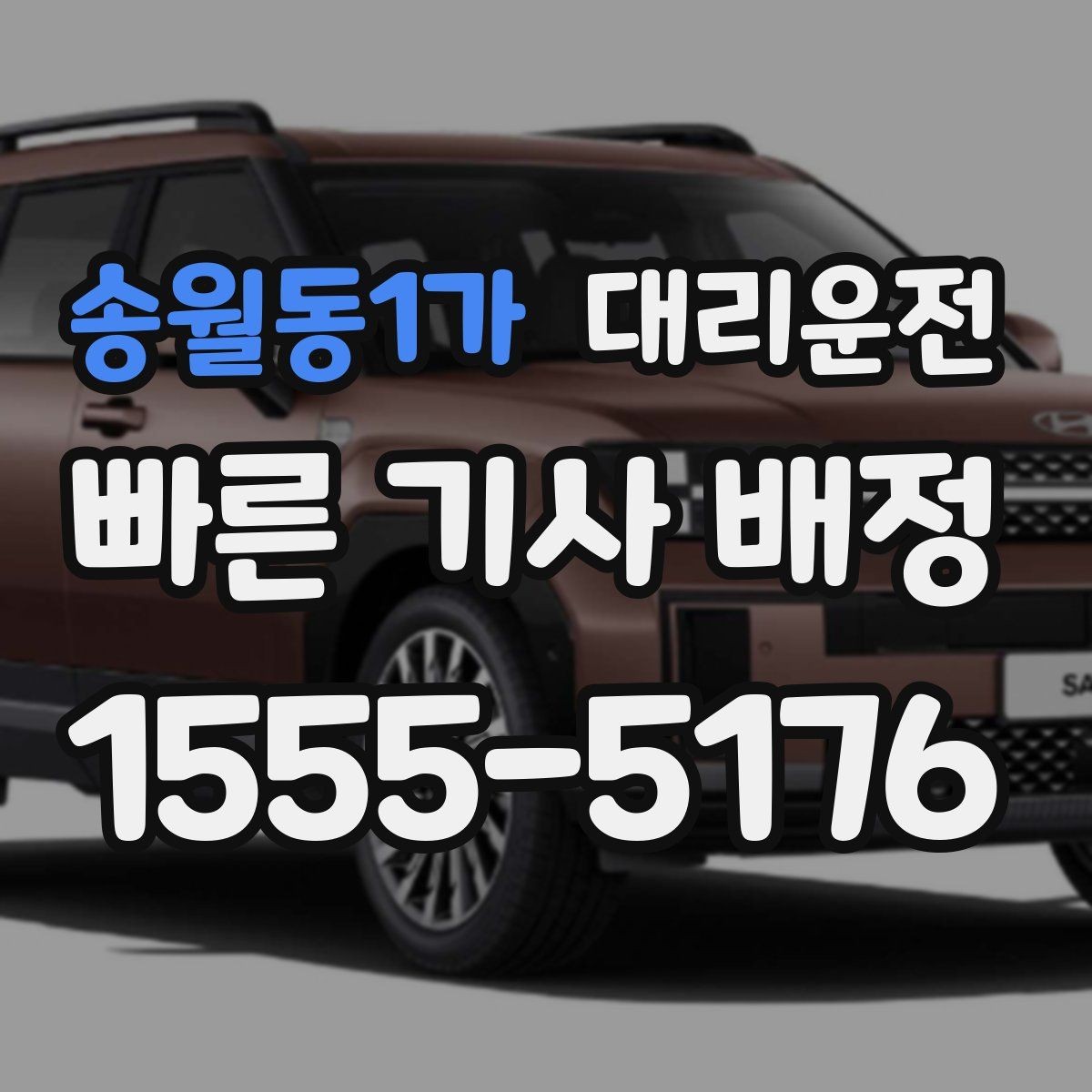 송월동1가 대리운전 어린이 놀이터 인근 통행 유의