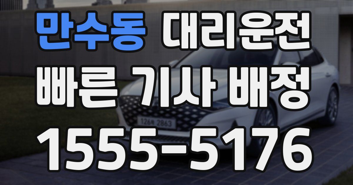 일일대리기사