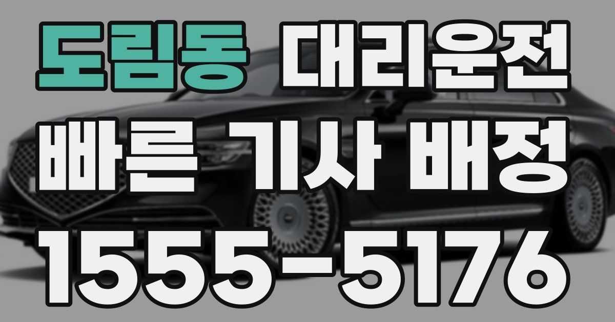일일대리기사