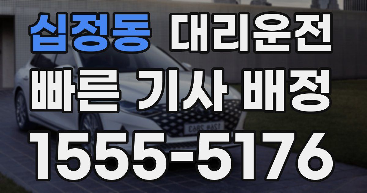 일일대리기사