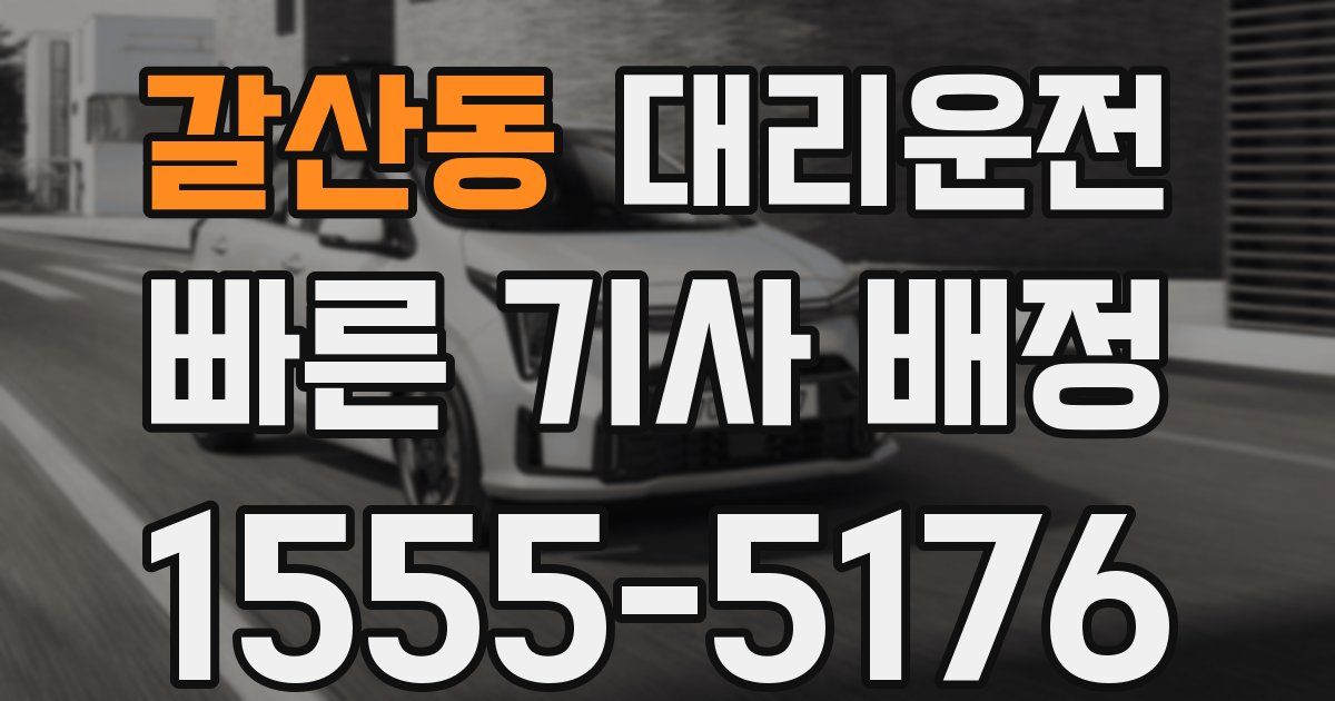 일일대리기사
