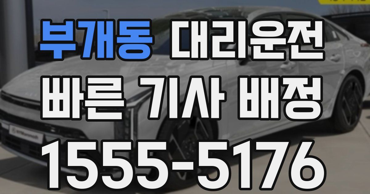 일일대리기사