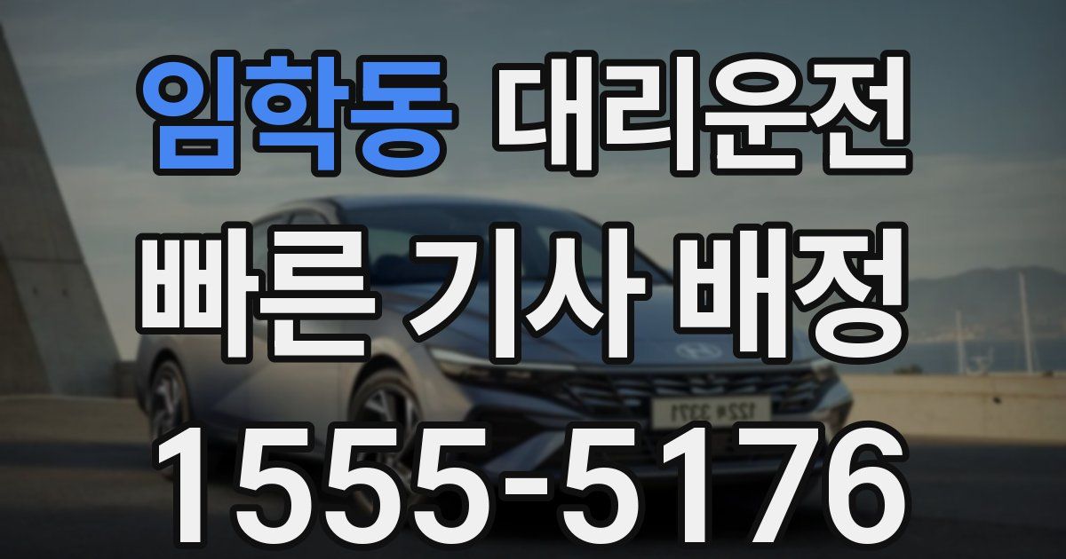 일일대리기사