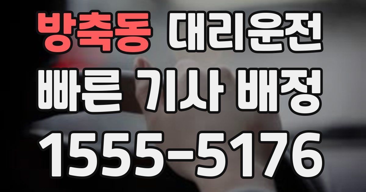 일일대리기사