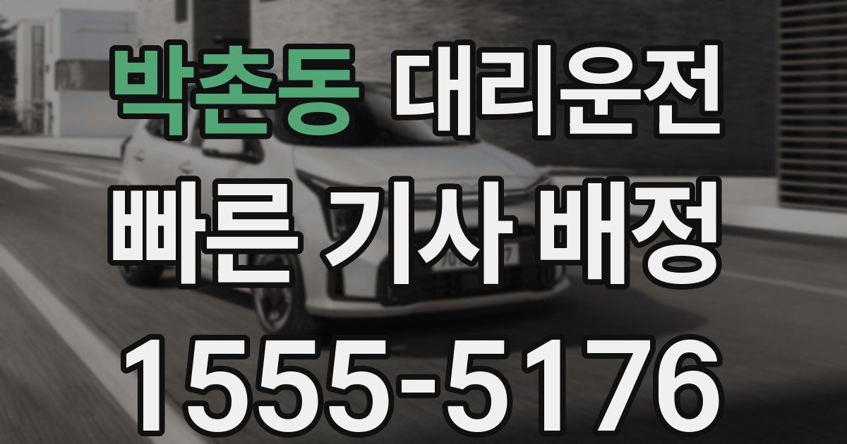 일일대리기사