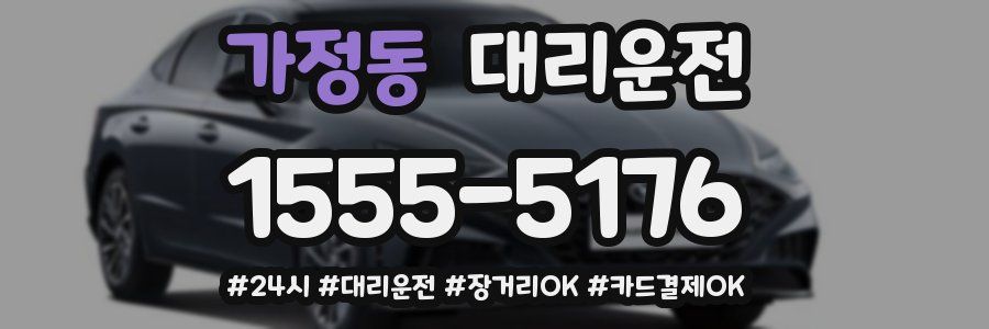 가정동 대리운전