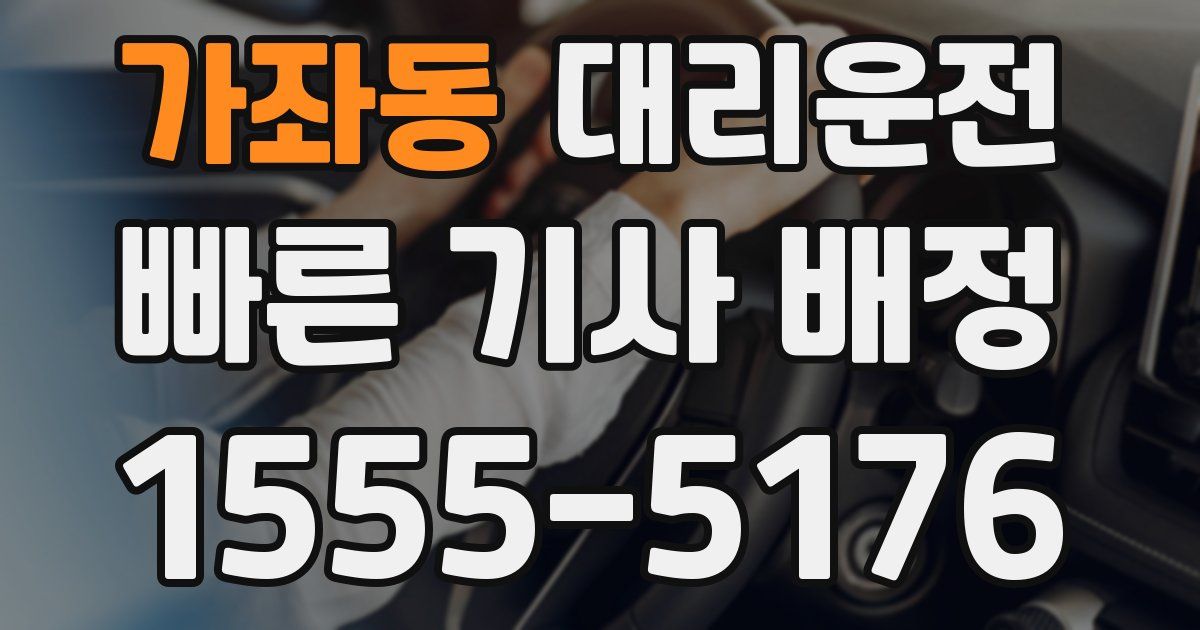 일일대리기사