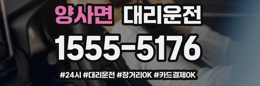 양사면 대리운전