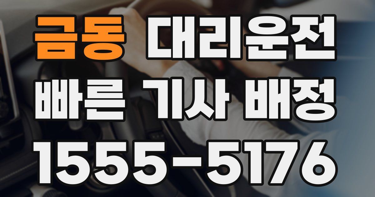 일일대리기사