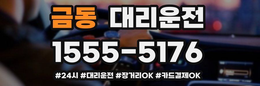 금동 대리운전