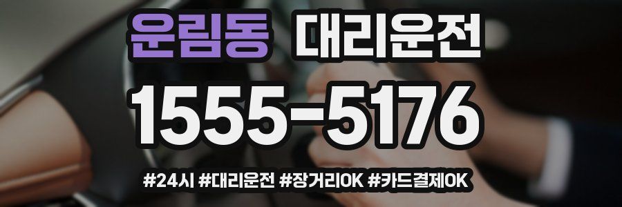 운림동 대리운전