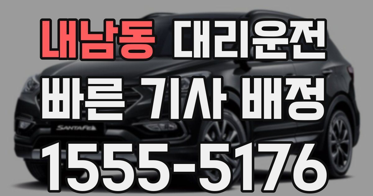 일일대리기사